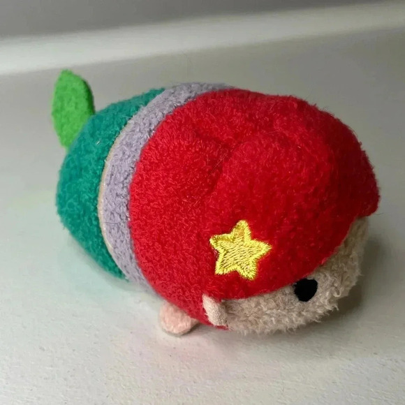 Disney Tsum Tsum Ariel and Flounder Little Mermaid Mini  Plush - Picture 4 of 8